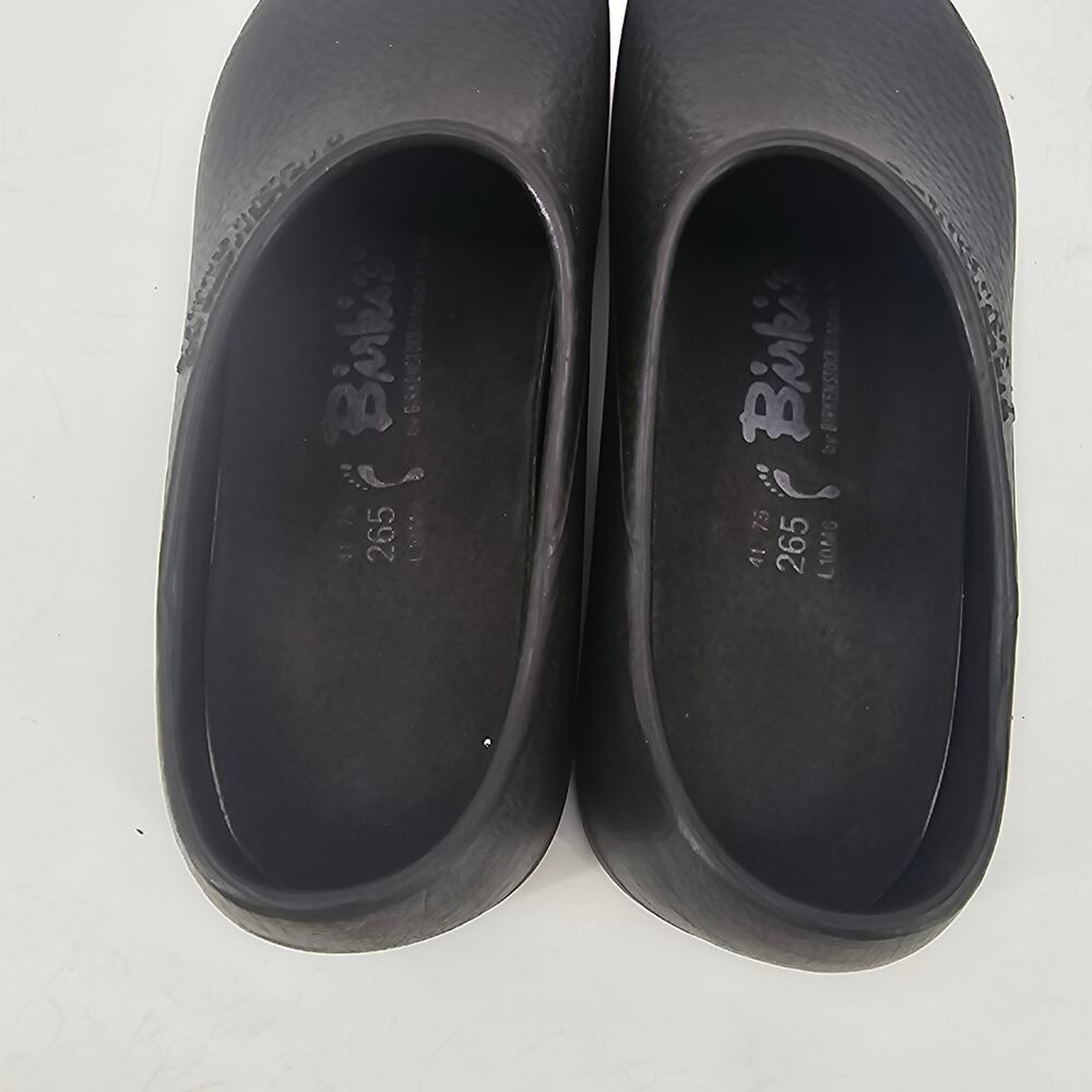 Birkenstock Profi Professional Black Slip On Slides Chef Clogs EU 41 W 10 M 8 - Picture 5 of 9